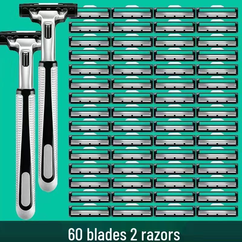 Razor Men's Manual Double-Layer Blade Shaver