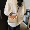 Retro fashion new versatile women's bag hand shoulder bag simple fashion crossbody dumpling bag