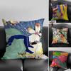 H-Henri M-Matisse Painting Pillow Case Home Dorm Chair Back Short Plush Double-sided Printing Office Nap Time Cushion Cover