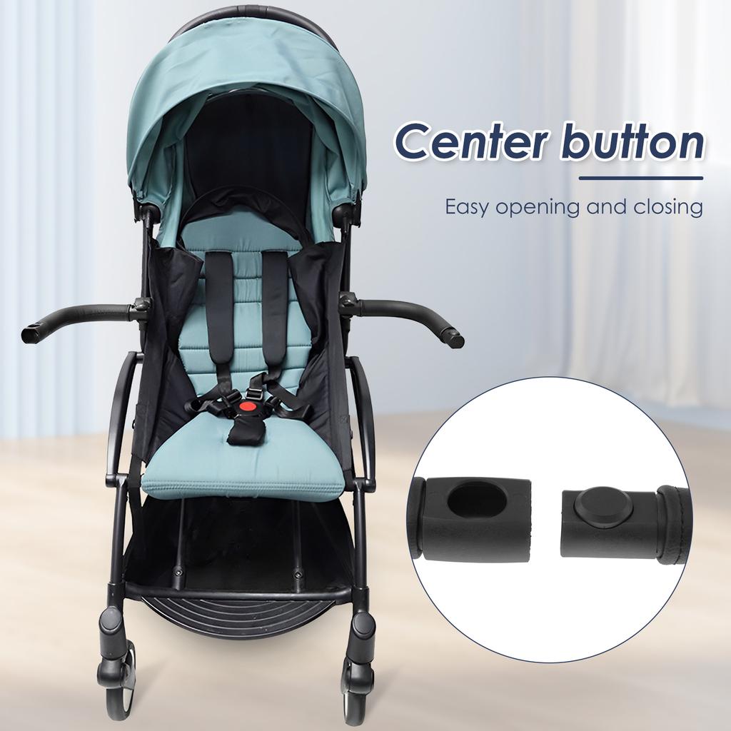 Stroller Bumper Bar Angle Adjustable Armrest Stroller Handle Multifunctional Stroller Bumper Handle Removable Stroller Crossbar