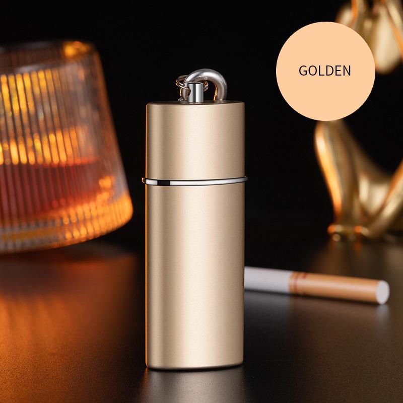 Portable Ashtray With Keychain Drawer Ash Holder Stainless Steel Cigarette Tray For Outdoor Car Travel Mini Ashtray Container