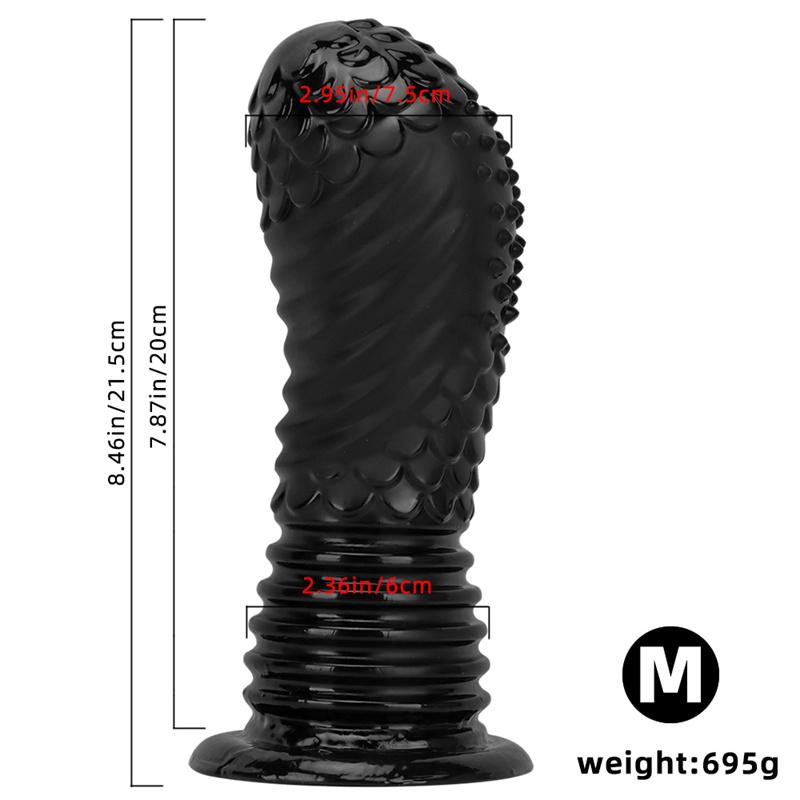 9.5cm Giant Teardrop Dildo Anal Plugs Fisting Supplies Extra Large Extra Thick Flaccid Anal