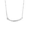 S925 Silver Smiley Face Necklace - Women's Trendy Fashion Clavicle Chain