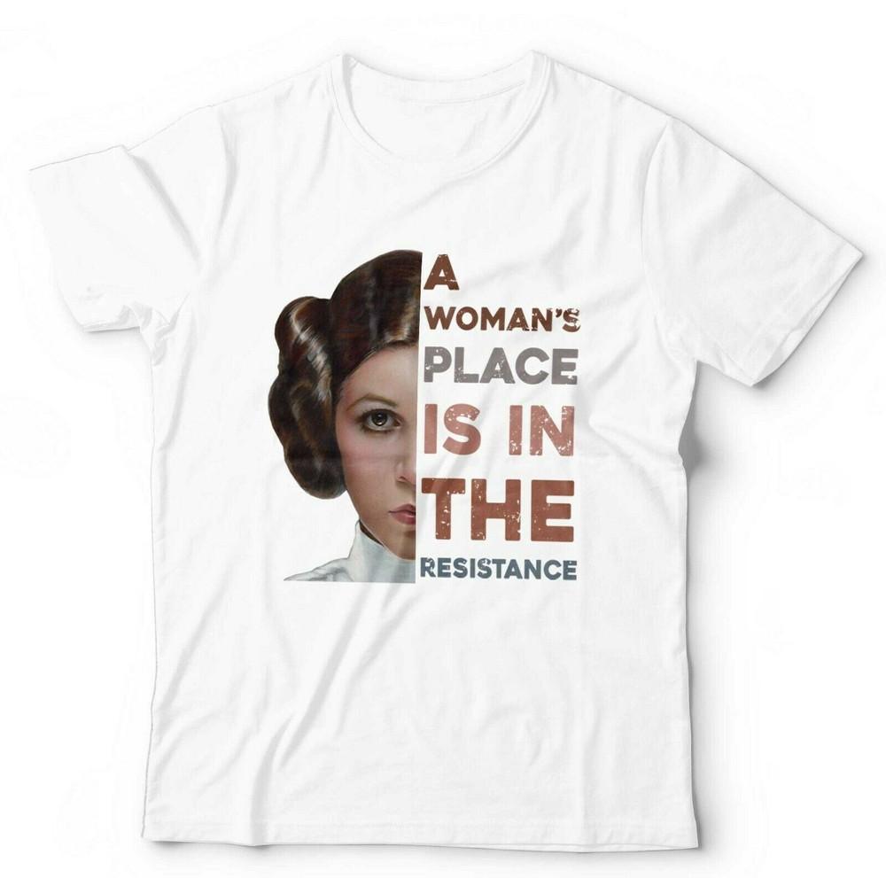 A Unisexs Place Tshirt Is In The Resistance Unisex Leia Wars Space SciFi S