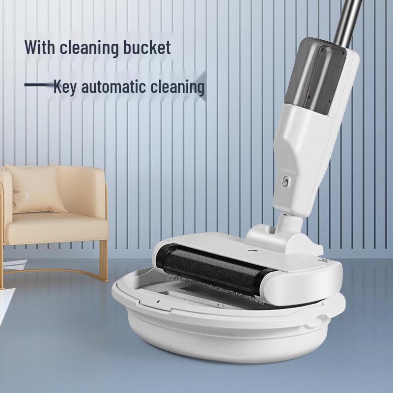 Handheld Wireless Silent Electric All-in-One Floor Scrubber & Vacuum Mop