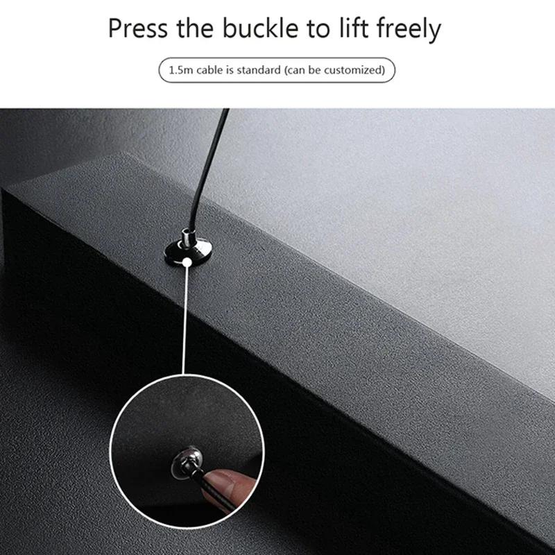 Lumină Pendul LED Modernă Pentru Living, Sufragerie, Restaurant, Birou, Candelabru Lung Simplu, Decor Acasă, Corp de Iluminat, Lampă Suspendată