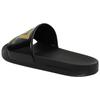 Emporio Armani EA7 Gold Logo Rubber Slide Sandals Unisex Footwear Black XCP001XCC22M631