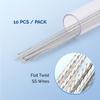 10Pcs Dental Orthodontic Lingual Retainer Wires Flat Straight Twist Wires Stainless Steel 15Cm Dentistry Materials