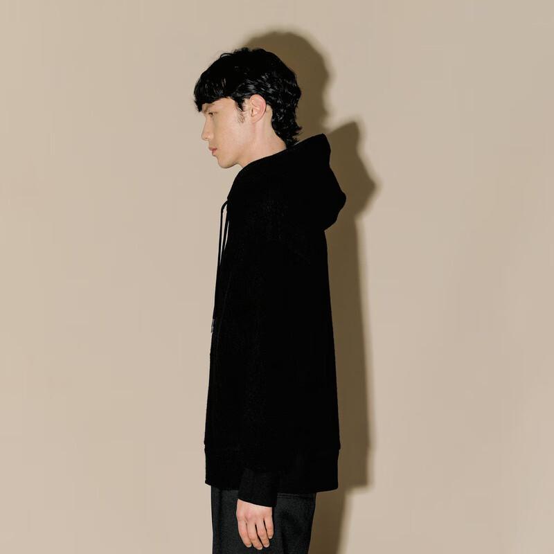 CROQUIS Men's H-Shape Loose Fit Stand Collar Sweatshirt