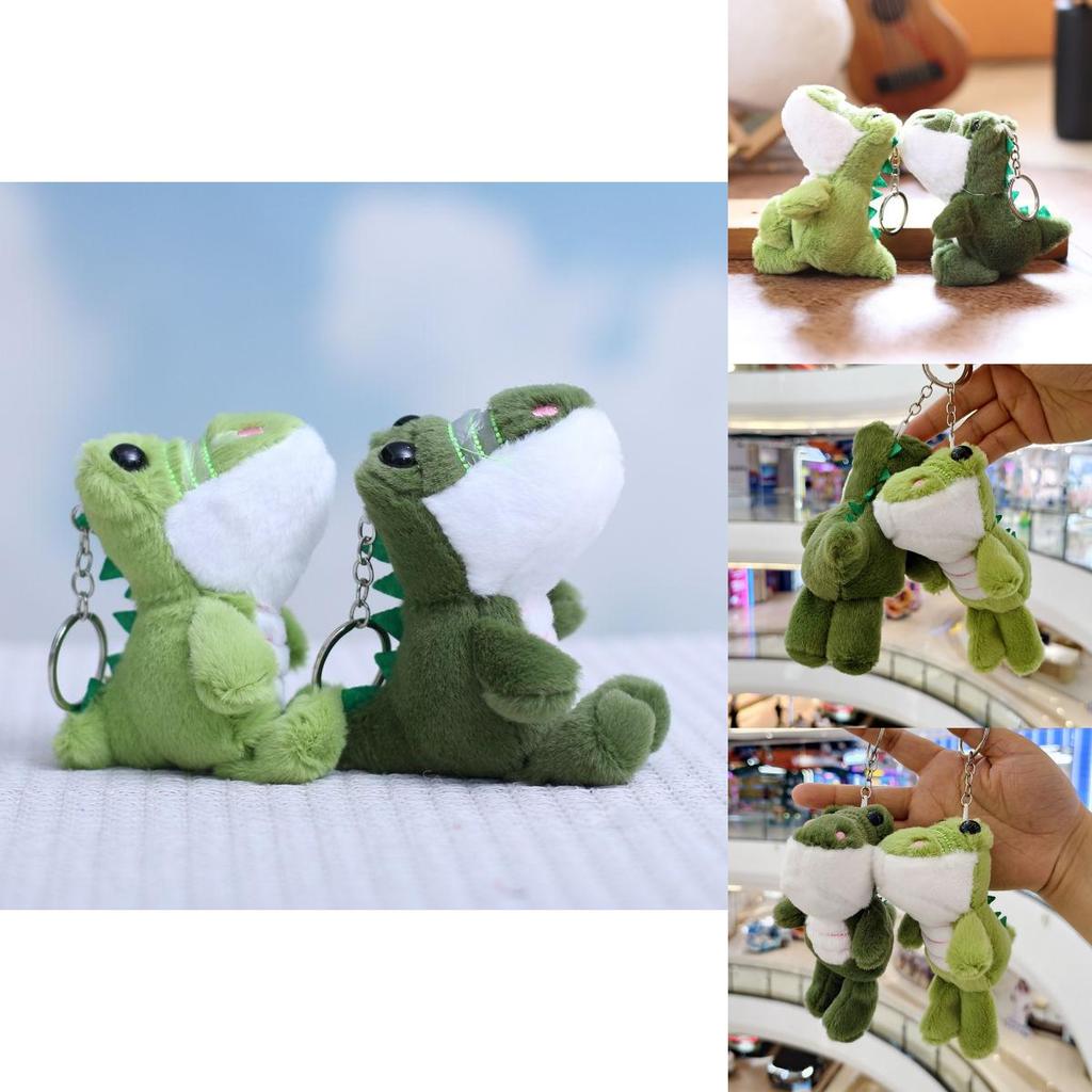 Cute Animal Plush Crocodile Doll With Pp Cotton Filling For Bag Decoration