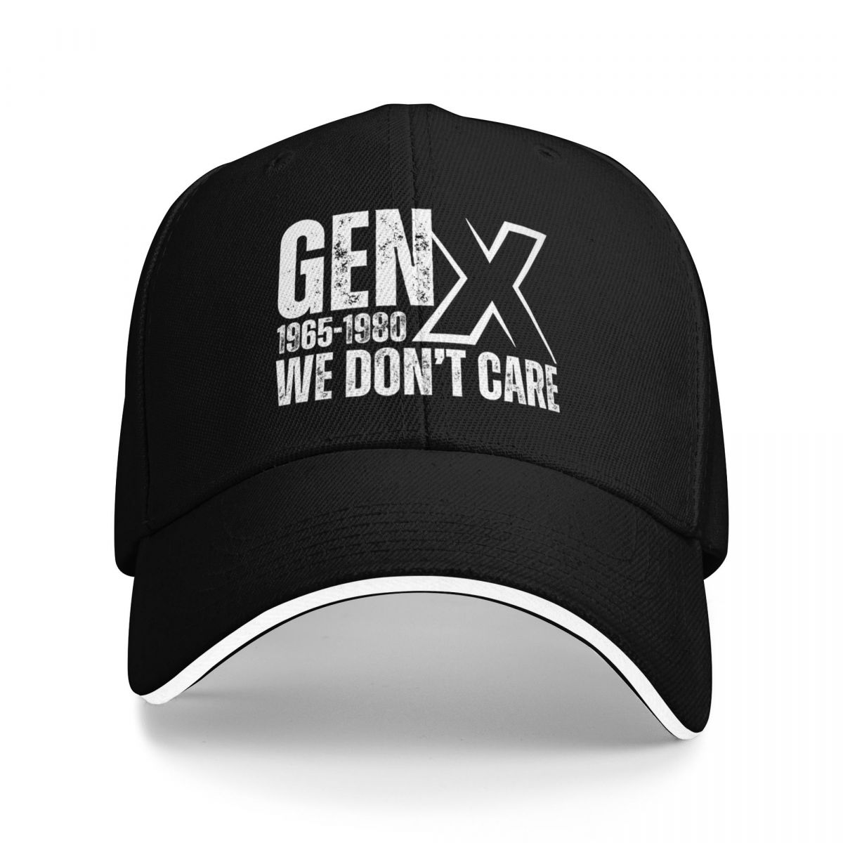 Funny Gen X We Dont Care Baseball Cap Hats On Offer GentleUnisex Hat Baseball Unisex Womens