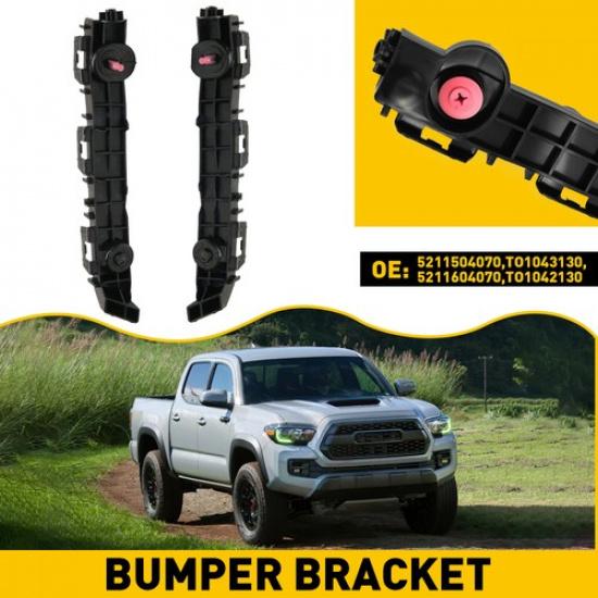 Front Bumper Bracket Cover ert Left + Side Right For 2016- Toyota Tacoma