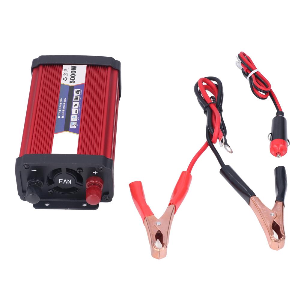 Car Inverter Modified Sine Wave Vehicle Power USB Charger Converter Adapter 2000W12V to 110V