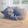 Yarn Organizer Bowl Cat for Crocheting And Knitting, Cute Holder Shaped Organizer, Stylish Minimalist Crochet Lovers Knitters
