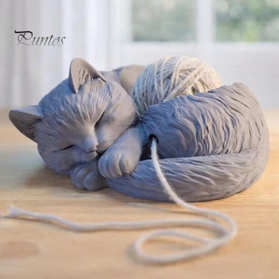Yarn Organizer Bowl Cat for Crocheting And Knitting, Cute Holder Shaped Organizer, Stylish Minimalist Crochet Lovers Knitters