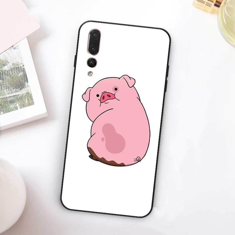 Cute PINK Kawai Pig For Huawei Nova 12i 12s 11i 7i 8i Y73 Y70 Y90 Y60 Y72 Y61 Y91 9 10 SE P30 Pro P40 Lite Case