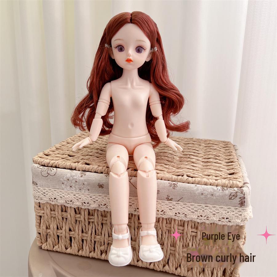 

Высококачественная кукла BJD высотой 30 см с 20 шарнирами и разноцветными контактными линзами Head Only (No Body)