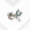 Creative High-End Shell Cat Brooch Jewelry, Fashionable Personalized Alloy Pin Brooch