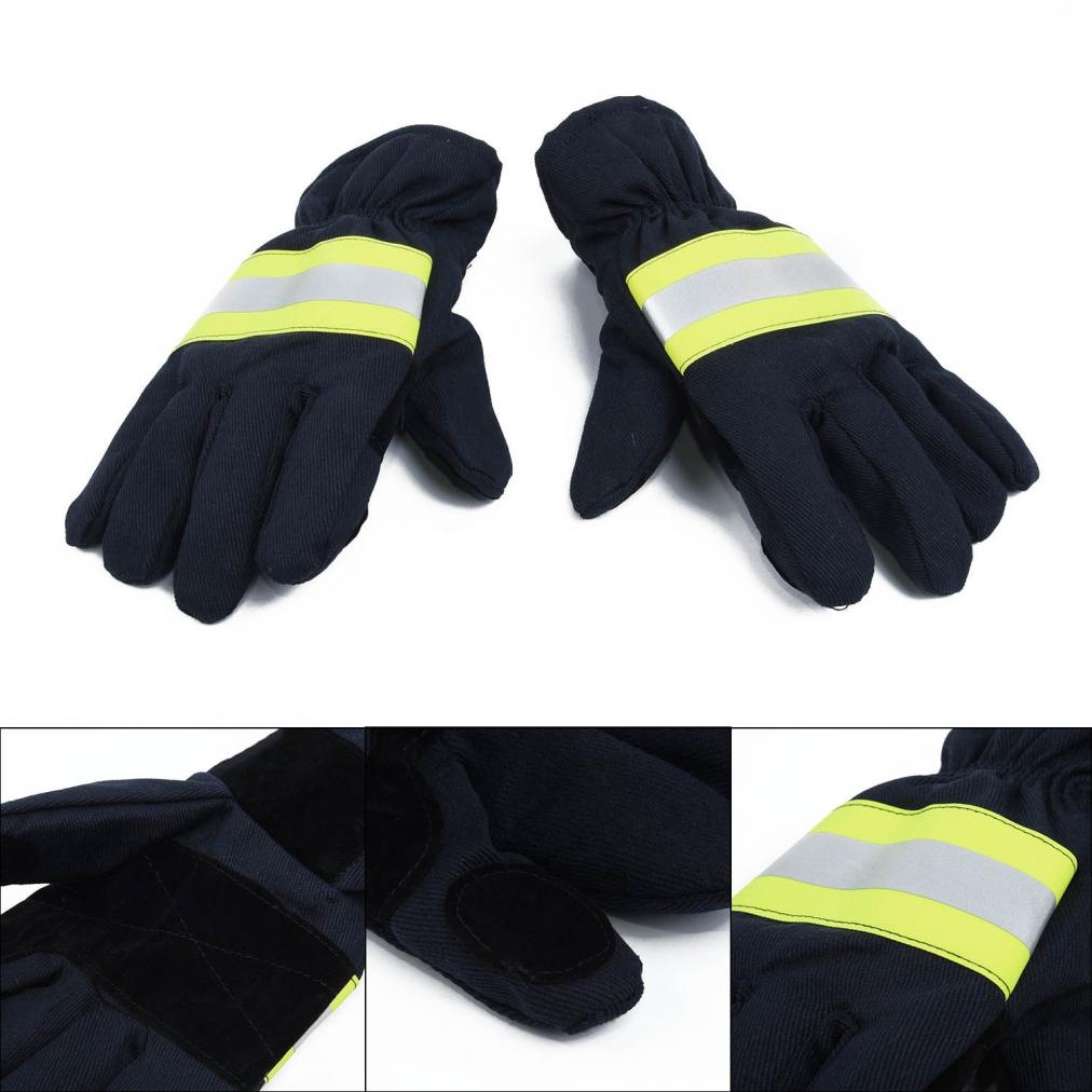 Useful~Fire Protective Glove Fire Heat Proof Waterproof Flame-retardant Non-slip