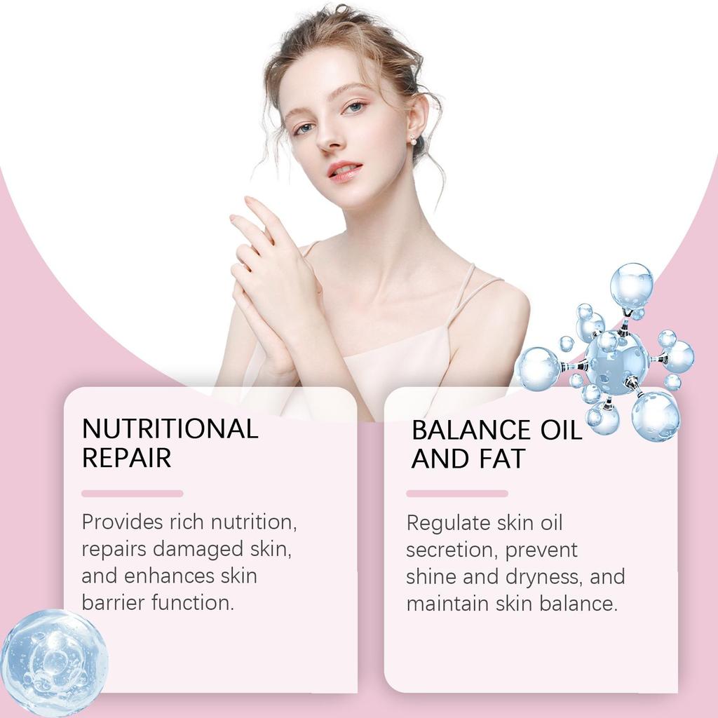 Jaysuing 5-in-1 Nourishing Essence Moisturizes, Firms, and Repairs Facial Skin Elasticity. Easily Absorbed, Non-Greasy. Suitable for Face. 30ml/box