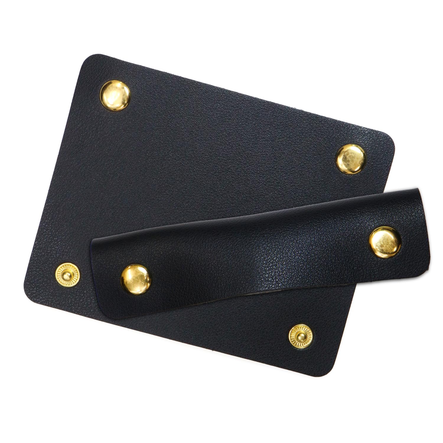 

Punpun Leather Bag Grip Handle Cover Black Bag Handle Cover Unisex of [Glitter Maru] [Black] Men s Women s [Pack 2] BGGP-002 [Product]