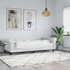 VidaXL Daybed with Mattress White 90x200 Cm Faux Leather 3197720