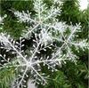 Christmas Window Display Snowflake Set for Shopping Malls & Hotels - Multi-Spec PVC Ornaments