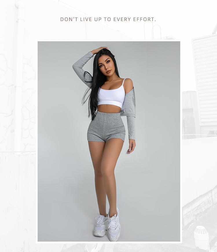 High-Waist Women's Fitness Shorts - Hip Lift, Tight, Anti-Exposure Yoga Pants