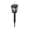 Takasho Solar Light, Alice in Wonderland Silhouette Light, Black, Outdoor Garden Light, Waterproof, Resin and Glass, TA-L02