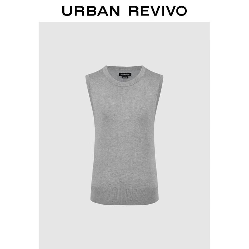 

UR 2024 Autumn Women s Sleeveless Slim-Fit Knit Top S