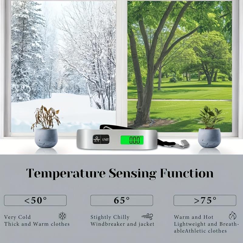 Luggage Scale, 110lb Luggage Weight Scale with 4 Unit Switching Functions&LED Display, Luggage Scale Travel Digital for Weighing Luggage, Backpacks