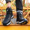 Waterproof Safety Boots Men Indestructible Steel Toe Work Boots Anti-smash Stab-resistant Safety Shoes Hombre Biker Botas Para