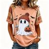 Women's Raglan Sleeve Neck Letter Print Short Sleeve T-Shirt for Casual Daily Wear