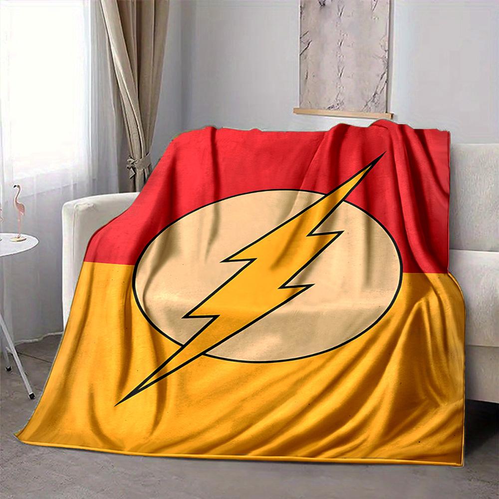 

1pc Flash Speed Flannel Throw Blanket Lightweight Soft Warm All Season Blanket for Sofa, Bed, Travel,L1029021 80x120cm