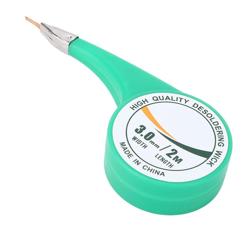 Solder Wick Braid with Flux Brass Desoldering Wicks Wire Removal Tool for PCB Cleaning and Repair