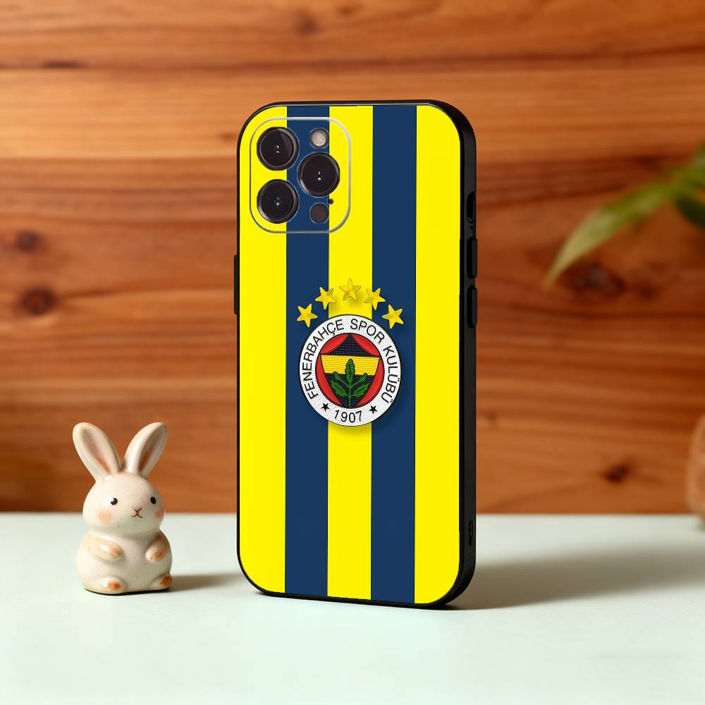 1 Stück T-Truthahn Fenerbahce-E Handyhülle Für iPhone17,16,15,14,13,12Plus,Pro Max,XS,5G Weiches Silikon Schwarze Hülle
