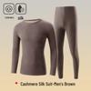 OEING Men's Cashmere Silk Thermal Underwear Set