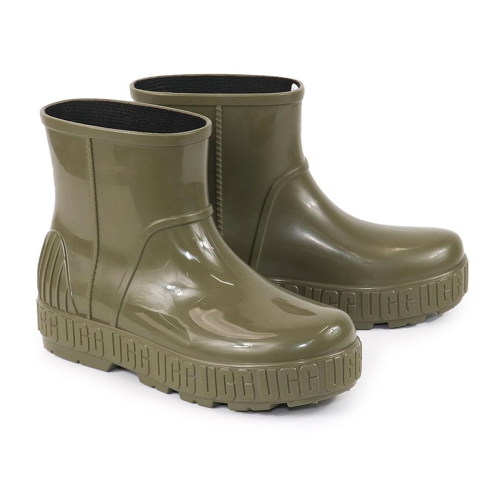 UGG DRIZLITA Waterproof Rain Boots 0 Women's (BURNT OLIVE, 24-point measurement, centimeters) [Used]