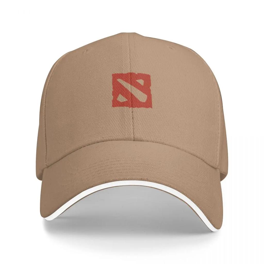 Dota 2 Logo Artwork Klassische Baseballkappe Angelkappen Mann Schaumstoff Partyhut Personalisierte Kappe Mädchen Hüte Herren