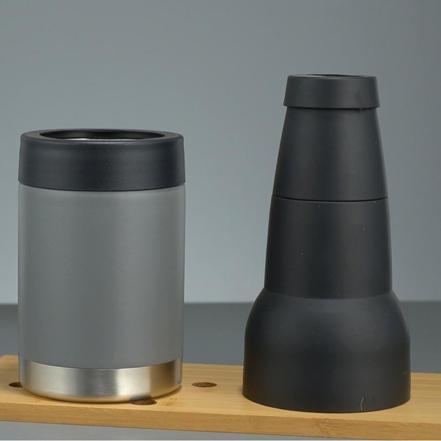 12oz Stainless Steel Vacuum Insulated Can Cooler and Ice Bucket Sleeve