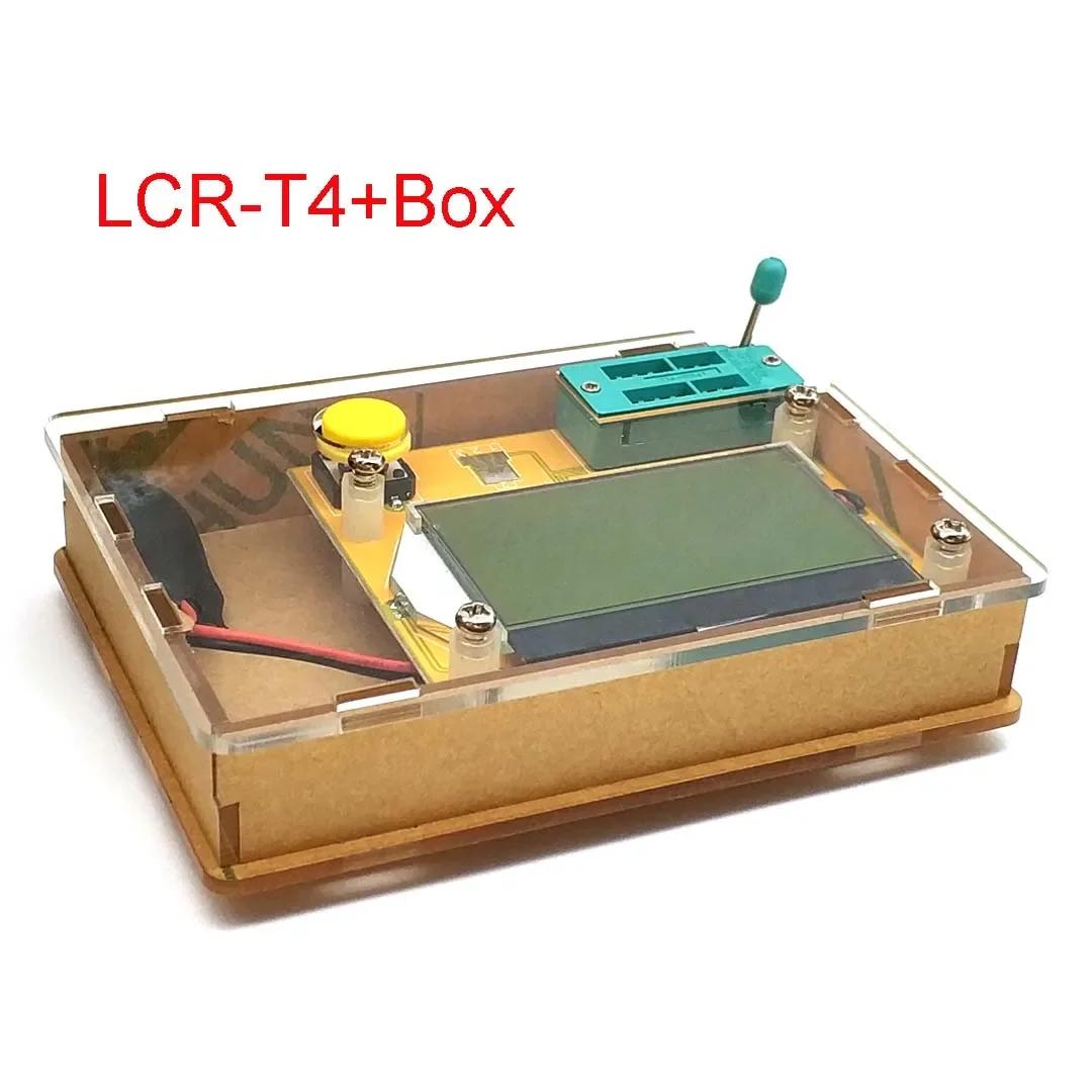 

Diode Triode Capacitance ESR Meter MOS PNP LCR-T4 Transistor Tester LCD Display Mega328 Transistors Diodes Acrylic Case Only Box Type 1