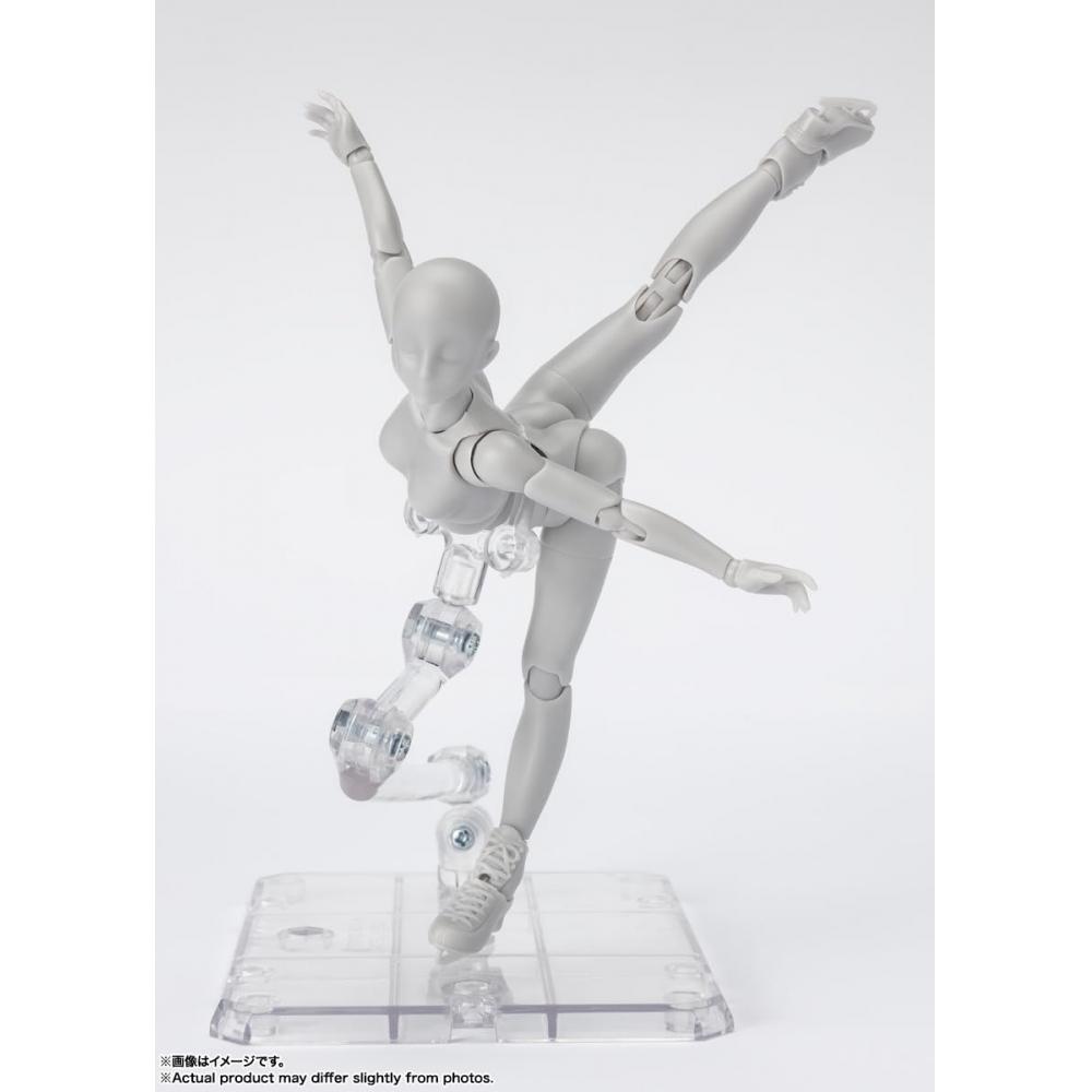 S.H.Figuarts Body-chan -Sports- Edition DX SET (Gray Color Ver.) Approx. 135mm PVC&ABS Painted Movable Figure