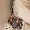 Niche design simple Boston handbag women's 2025 summer new versatile small bag shoulder messenger bag