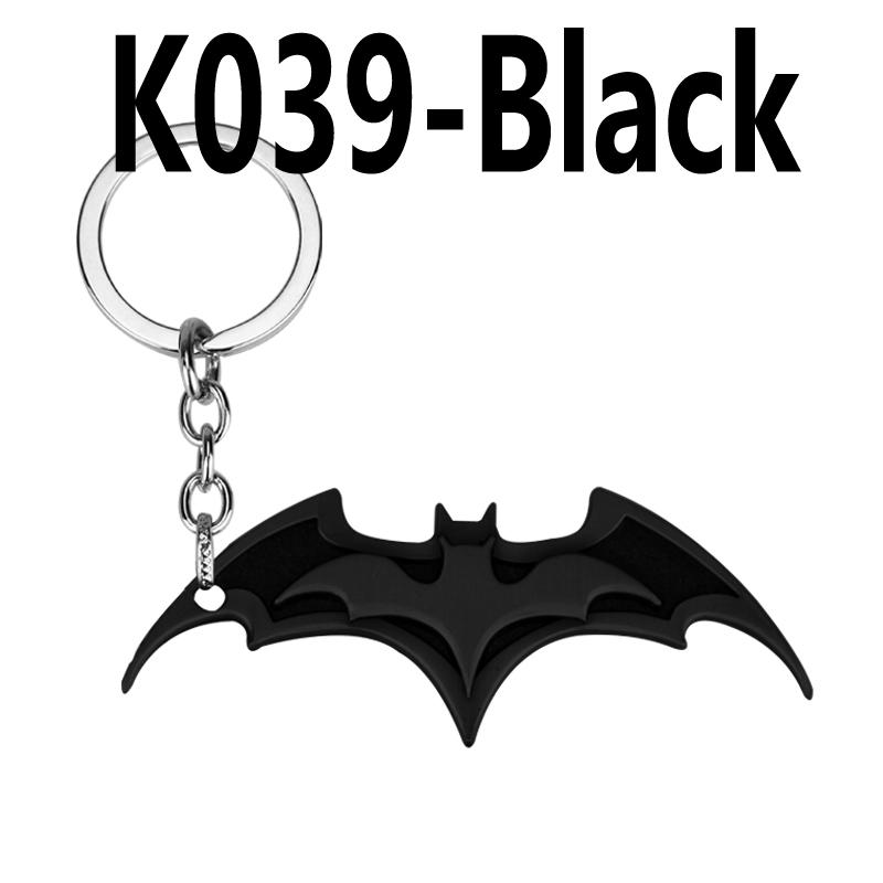 Bat Pendants Keychain Toy Superheroes Movie Jewelry Car Key Ring Bags Accessories for Men Women Fans Gifts Souvenir