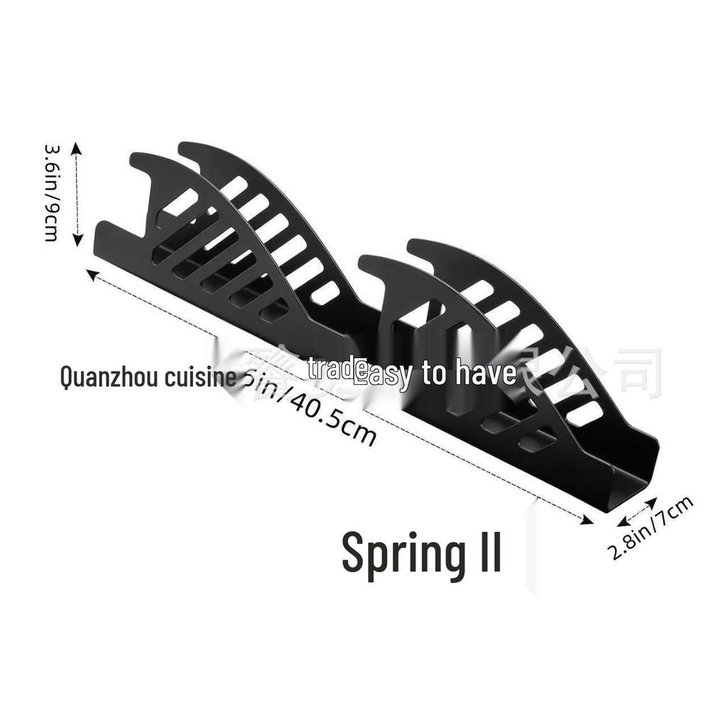 Multifunctional Floor & Wall-Mounted Garage Tool Holder with Hooks