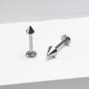 10pcs Implant Grade F136 Titanium Gothic Spike Labret Tragus Helix Bar Lip Bar Rings Stud Cartilage Ear Piercings Body Jewelry