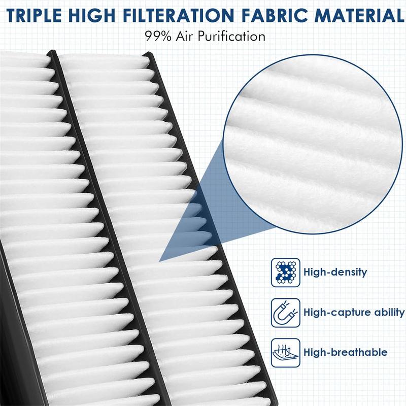 Automotive Engine Air Filter 16546-4BA1A ELP9442 CA11858 CA11858 CA12270 For Nissan Qashqai SUV J11 13-18 X-Trall T32 14-20