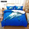 3D Underwater World Bedding Sets Duvet Cover Set With Pillowcase Twin Full Queen King Bedclothes Bed Linen