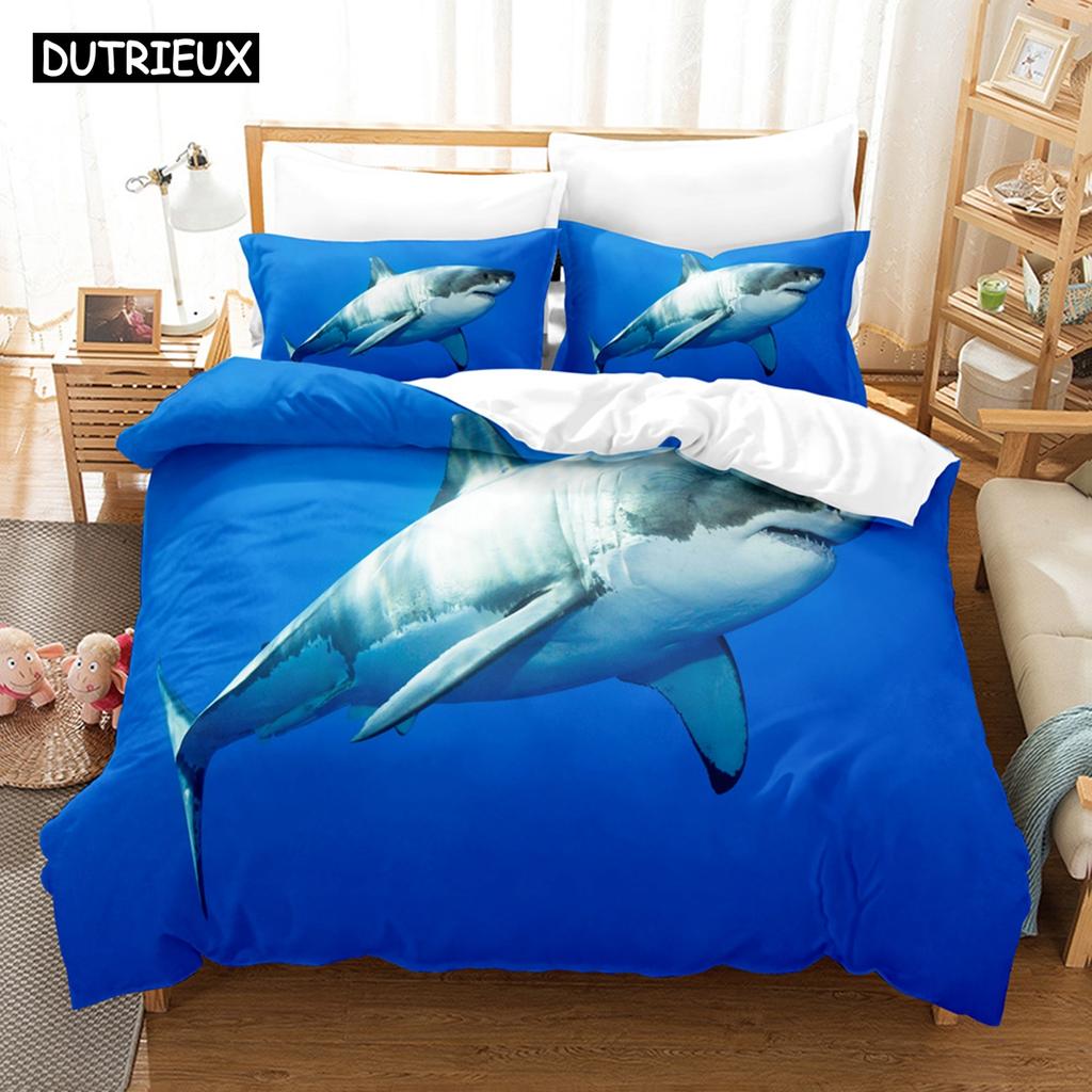 3D Underwater World Bedding Sets Duvet Cover Set With Pillowcase Twin Full Queen King Bedclothes Bed Linen