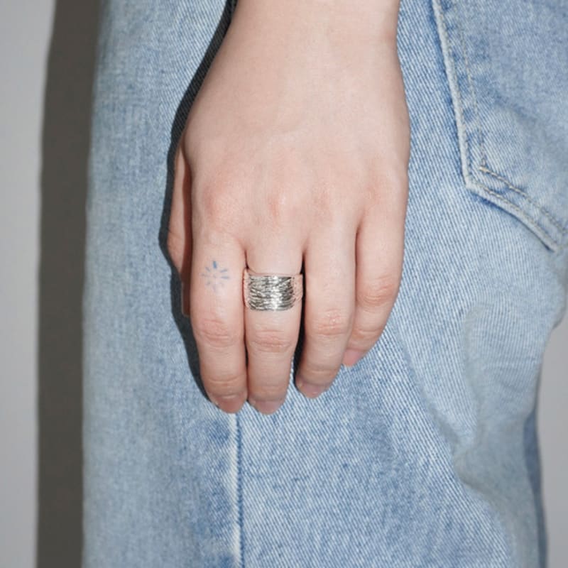 

YEONSEUNG Texture ring 7